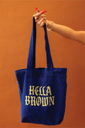Hella Brown Tote Bag - Dodger Blue
