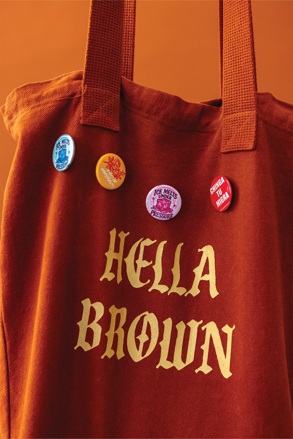 Hella Brown Tote Bag - Ginger