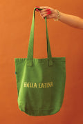 Hella Latina Tote Bag - Vintage Green