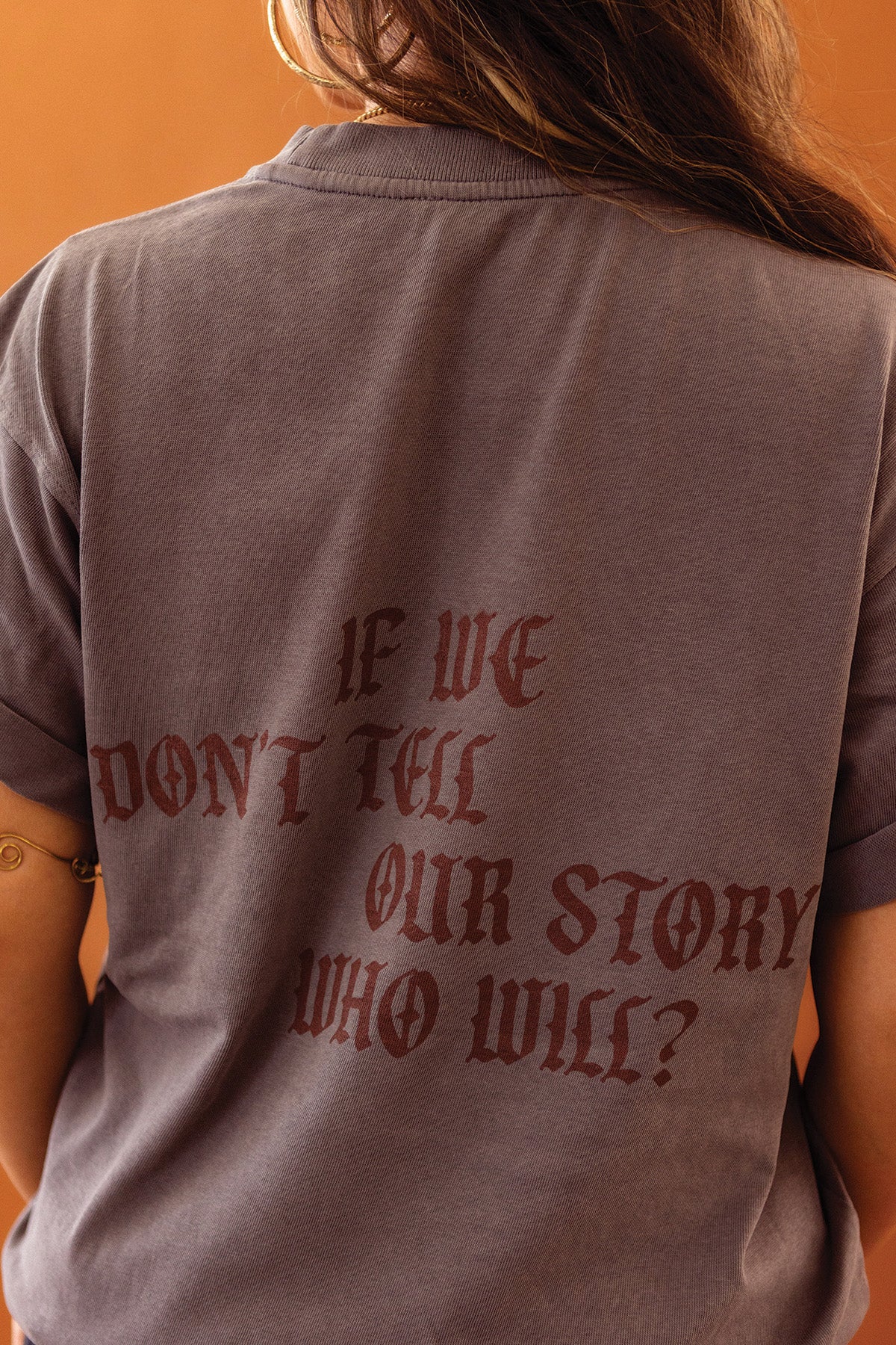 Our Story Tee - Tornado Grey